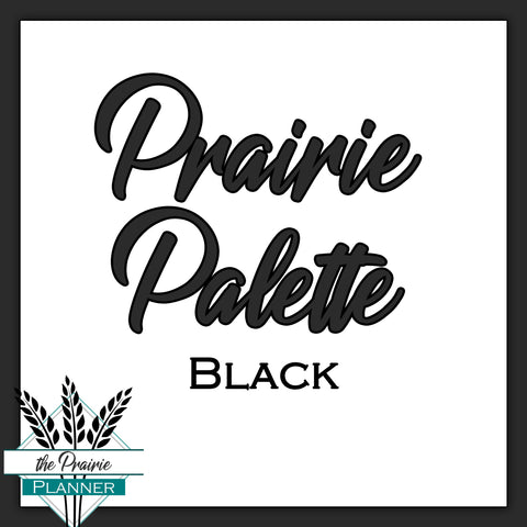 Prairie Palette - Black