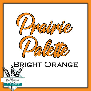 Prairie Palette - Bright Orange