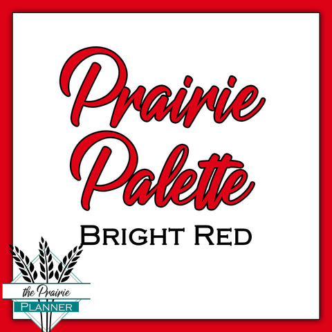 Prairie Palette - Bright Red
