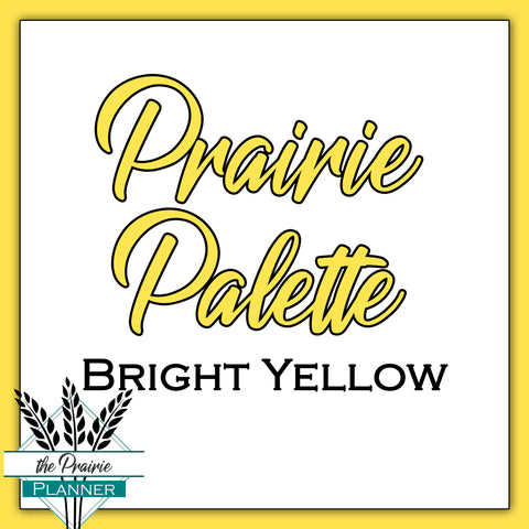 Prairie Palette - Bright Yellow