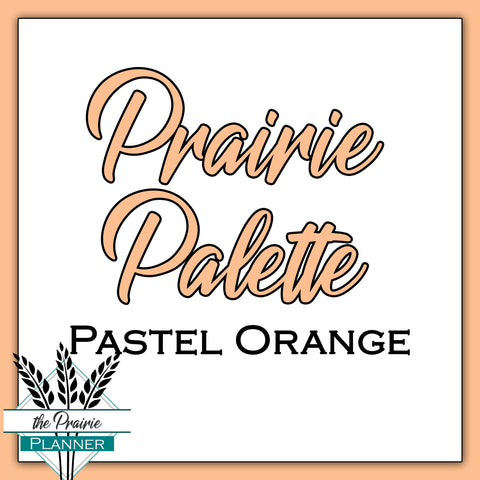 Prairie Palette - Pastel Orange