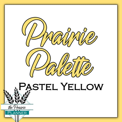 Prairie Palette - Pastel Yellow