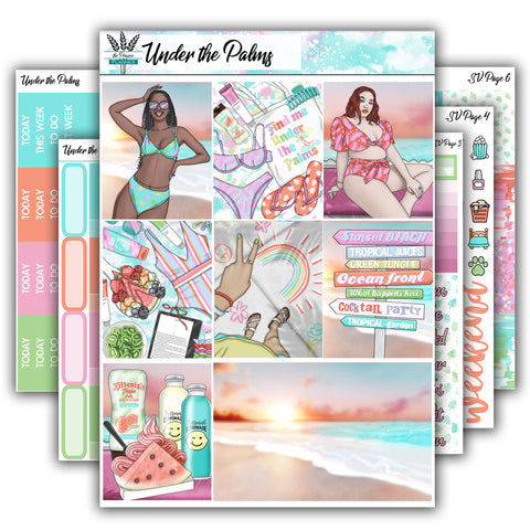 Under the Palms | Weekly Planner Kit