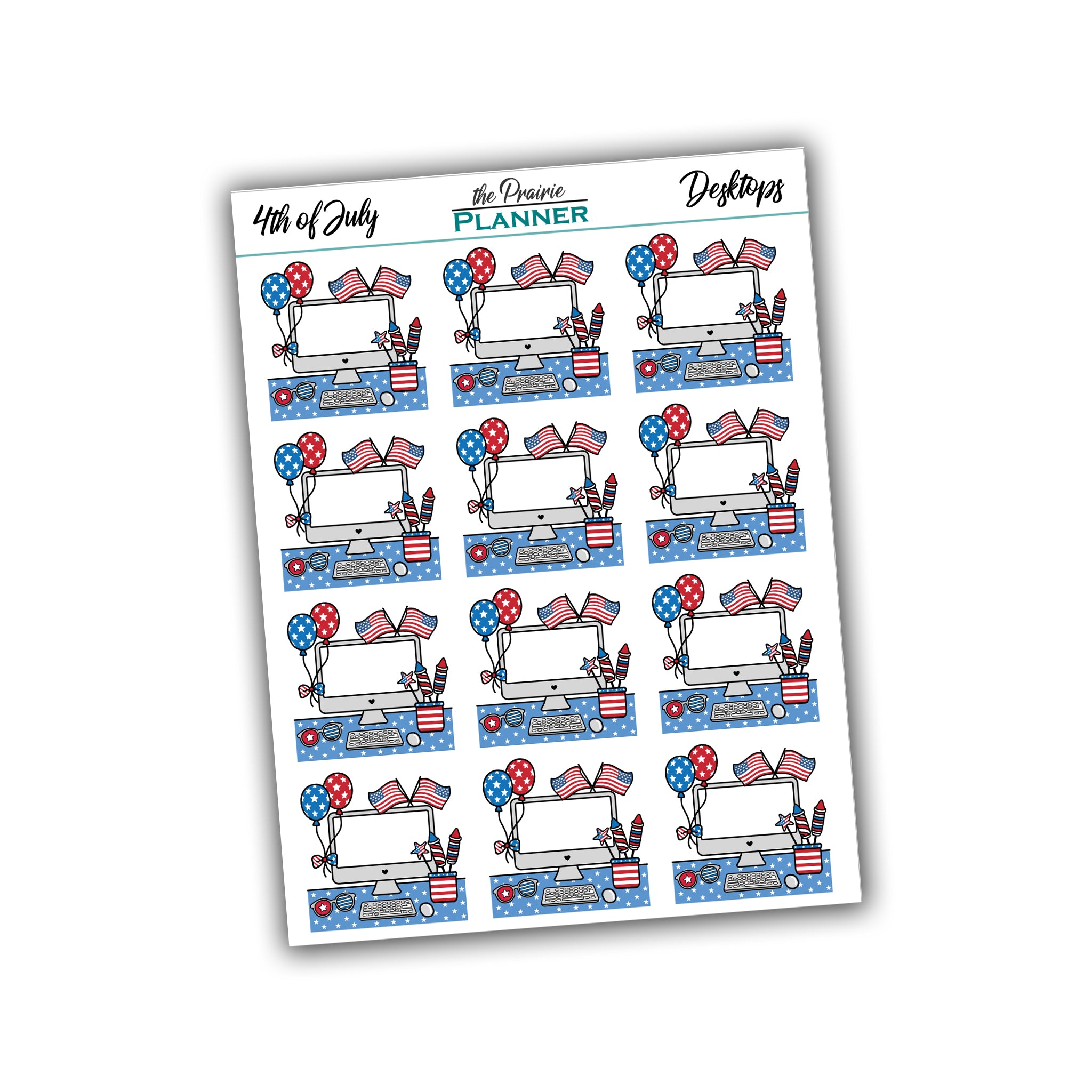 USA Desktops - Planner Stickers