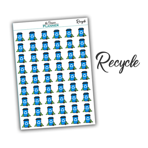 Compost/Recycle/Garbage - Planner Stickers