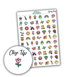 Spring Icons - Planner Stickers