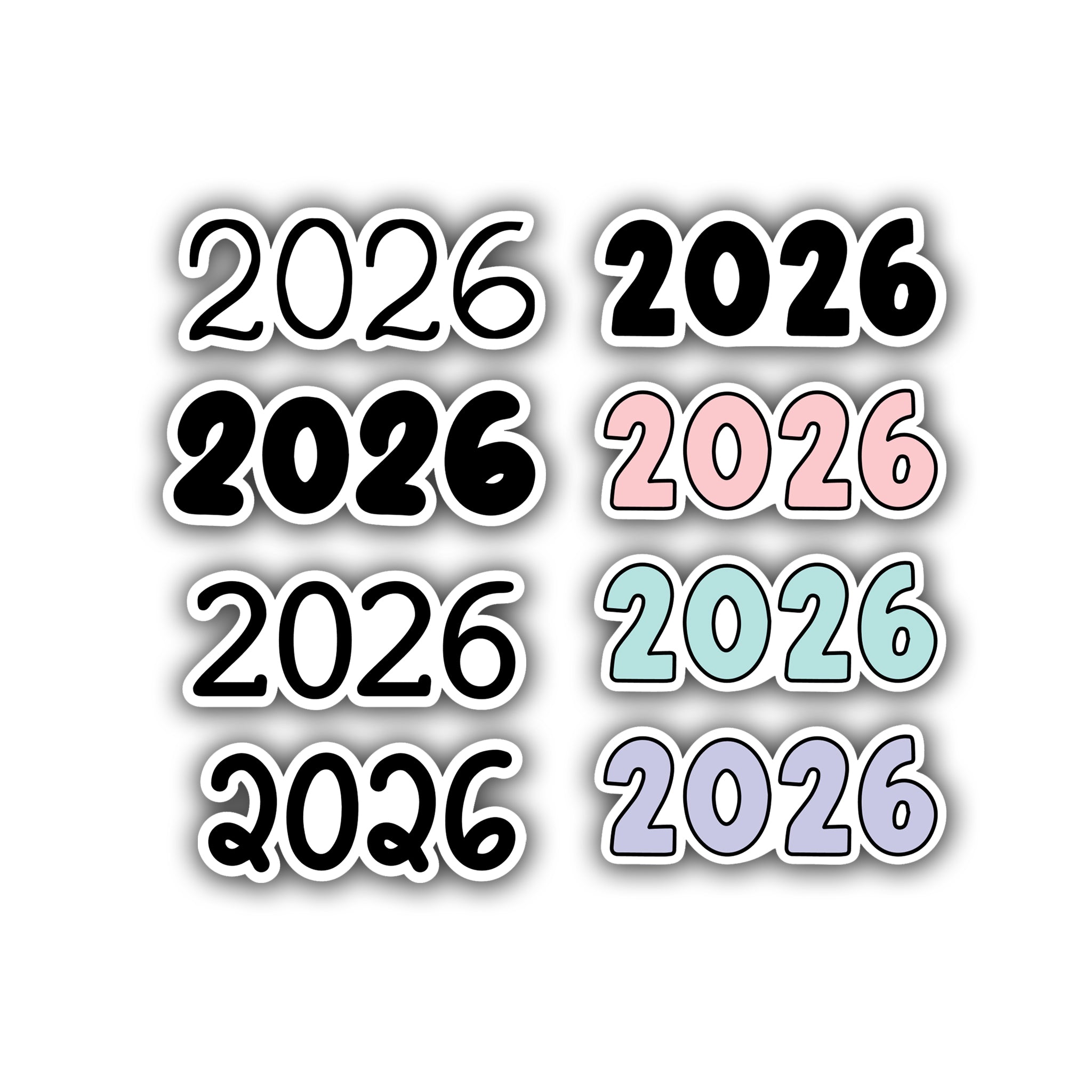 2026 Die Cut sticker