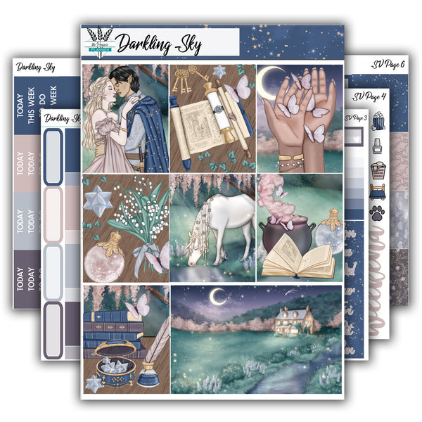 Darkling Sky | Weekly Planner Kit