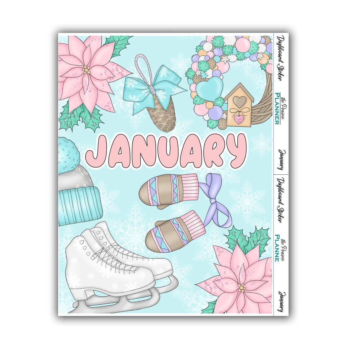 January - Dashboard Sticker – the Prairie Planner