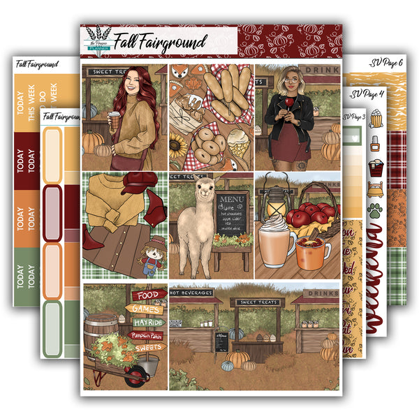 Fall Fairground | Weekly Planner Kit