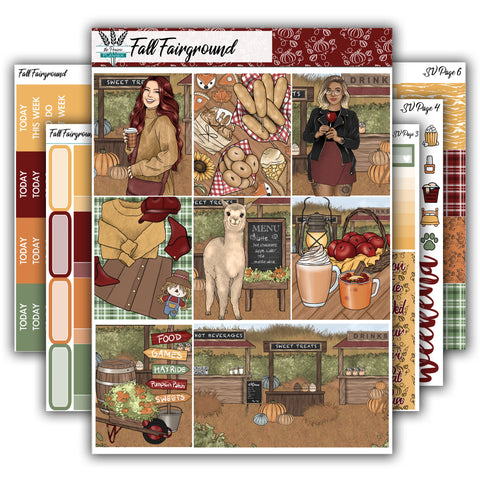 Fall Fairground | Weekly Planner Kit