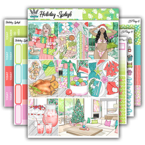 Holiday Splash | Weekly Planner Kit