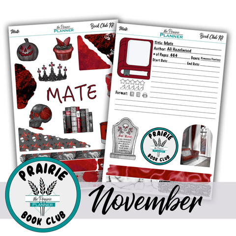 November Prairie Book Club - Mate
