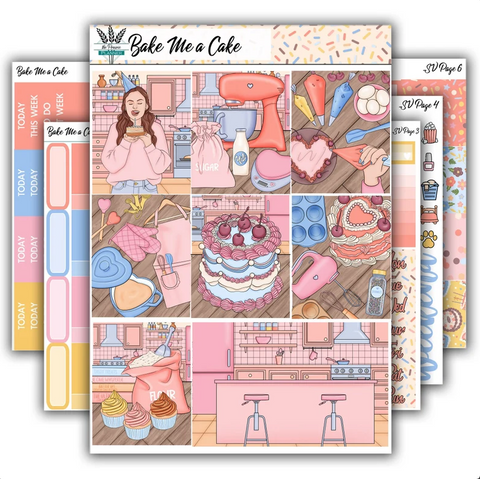 Bake Me a Cake | Weekly Planner Kit