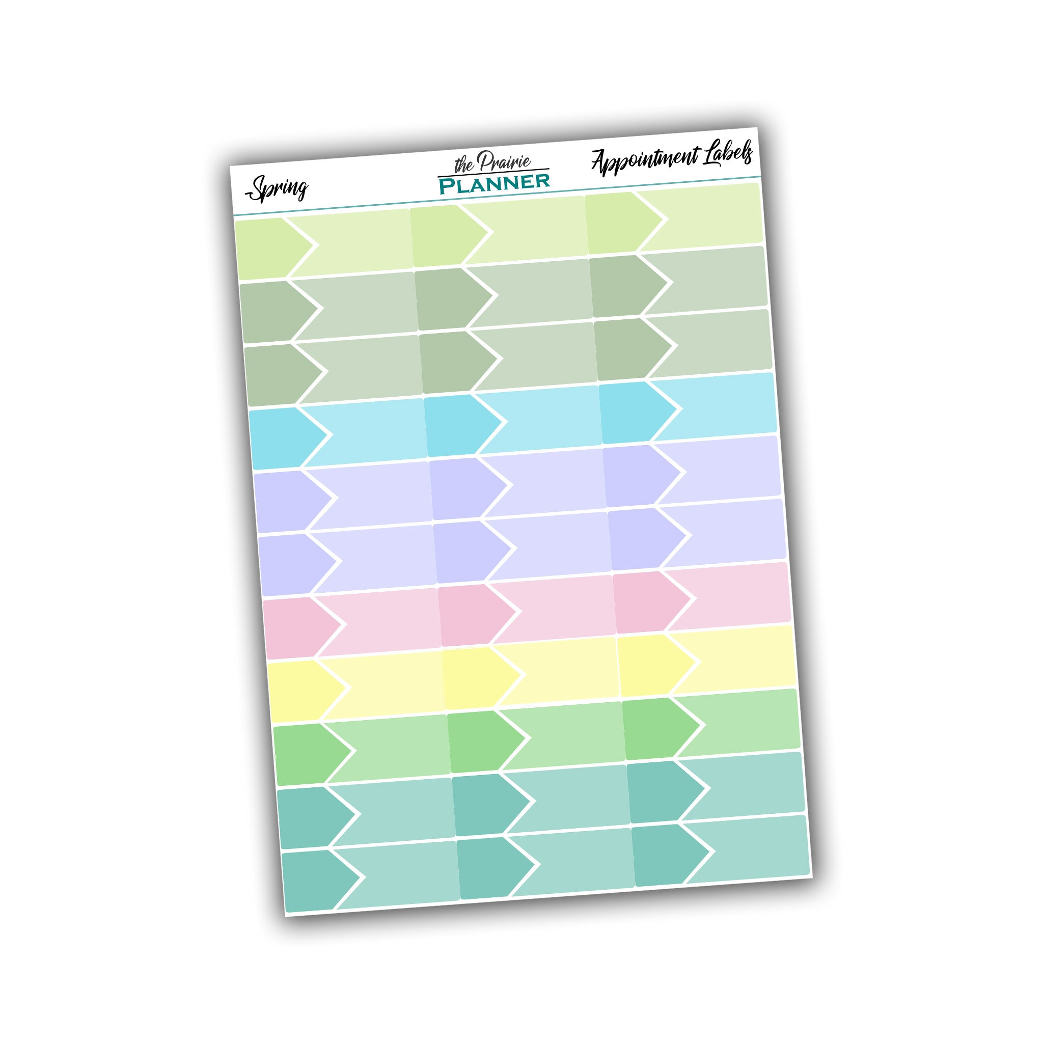 Appointment Labels - Fall Multi-Colour - Planner Stickers