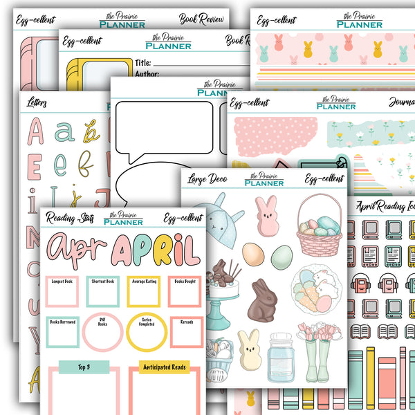 April Book Journal Kit