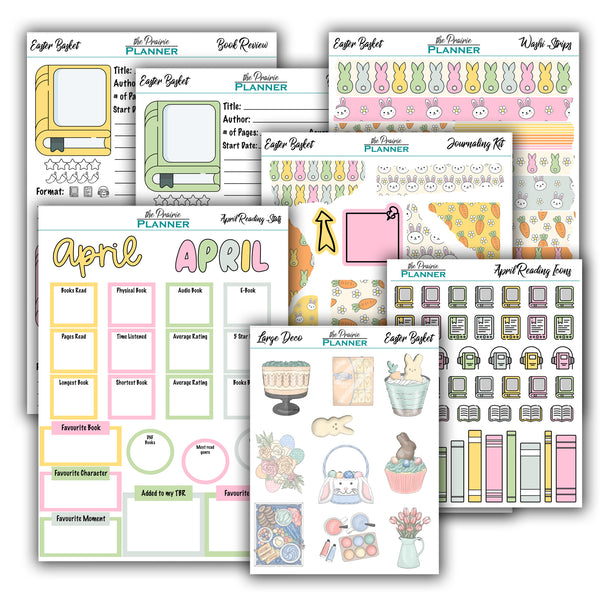 April 2026 Book Journal Kit