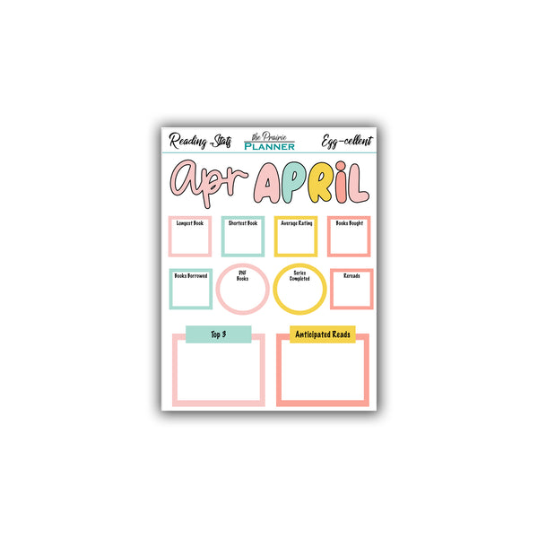 April Book Journal Kit