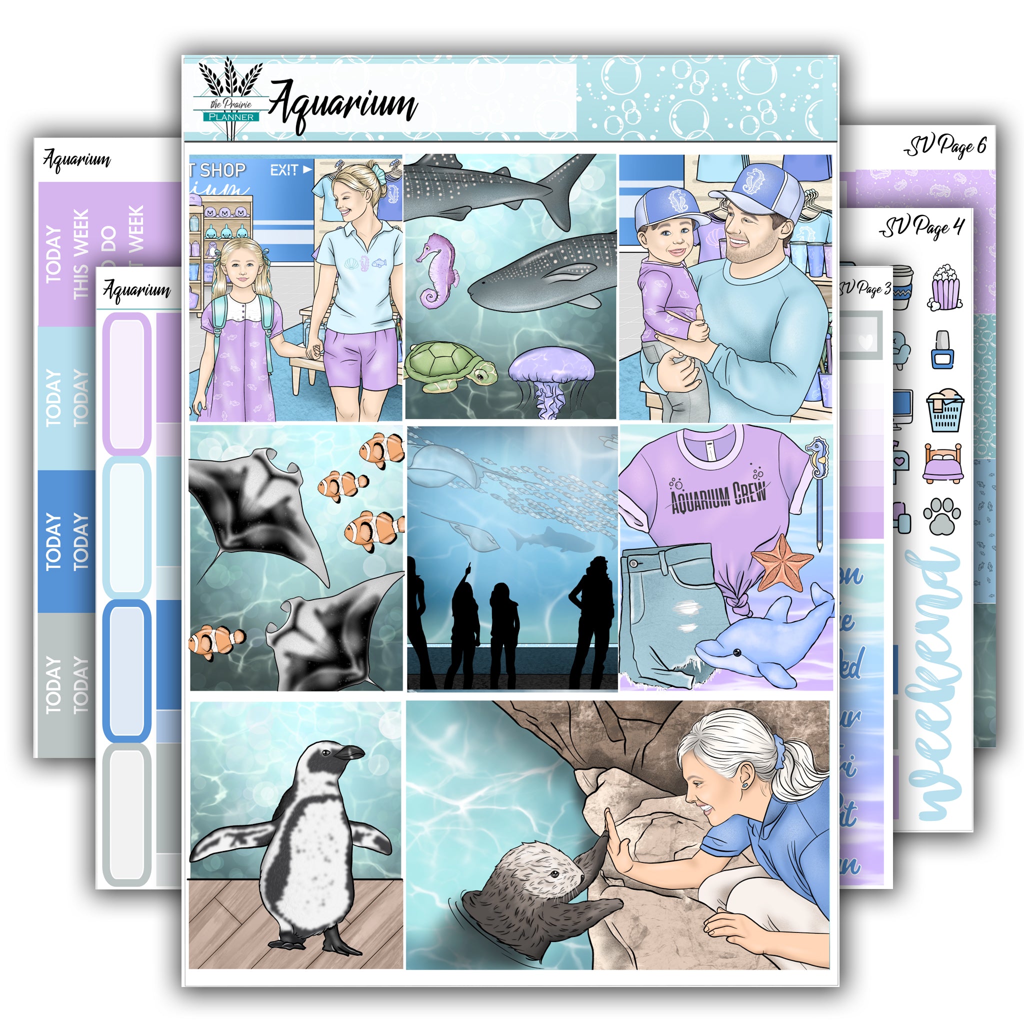 Aquarium | Weekly Planner Kit