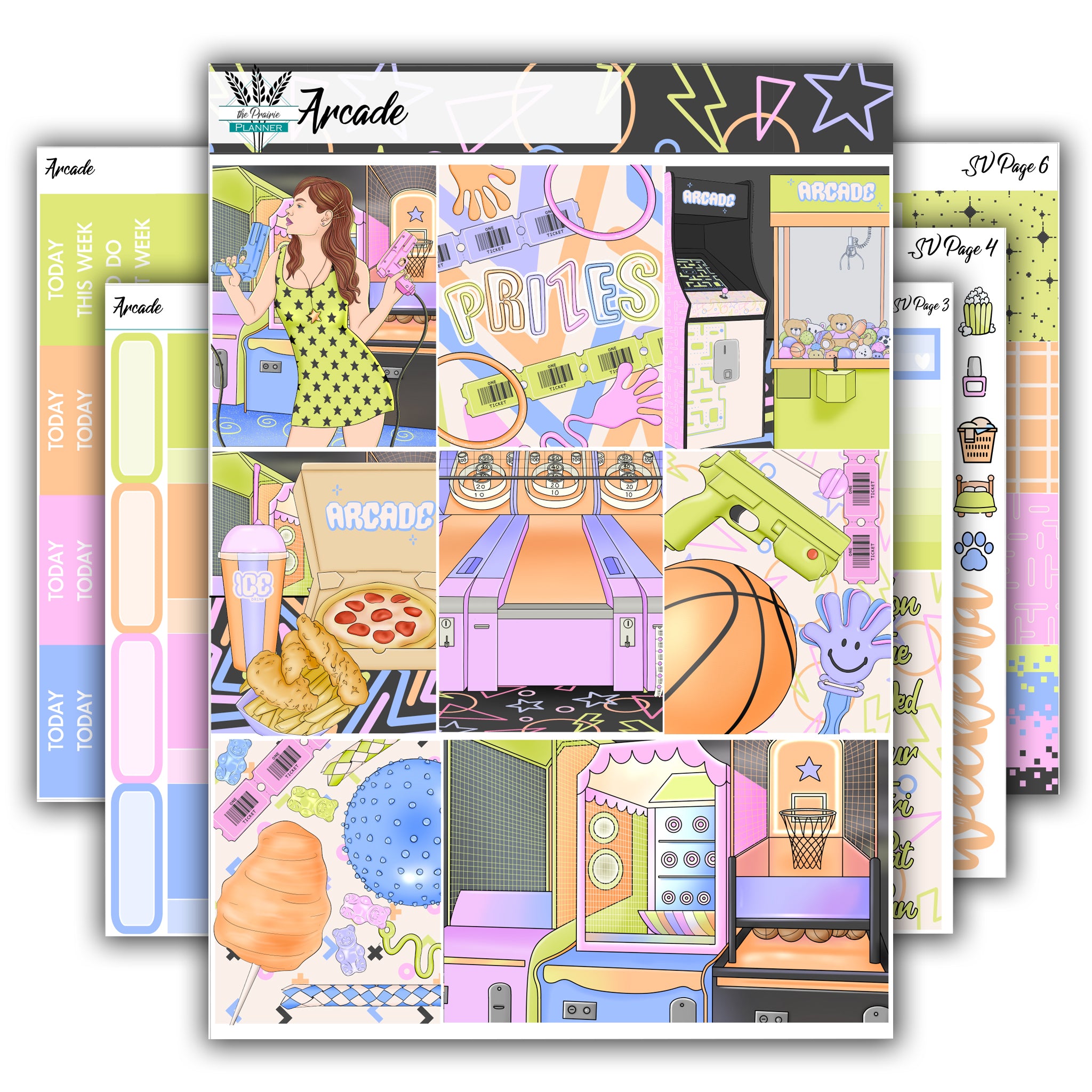 Arcade | Weekly Planner Kit