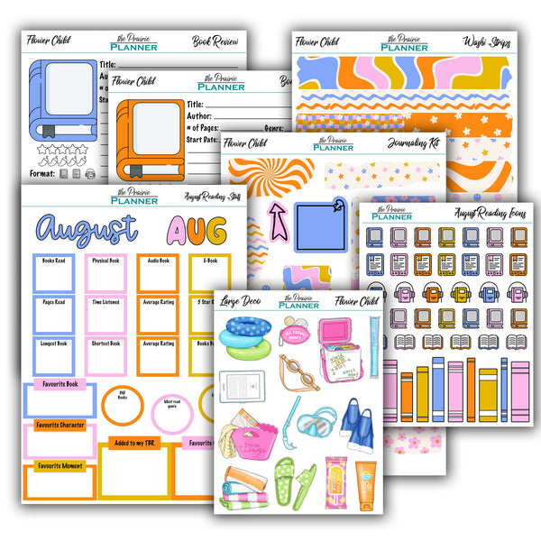 August 2026 Book Journal Kit
