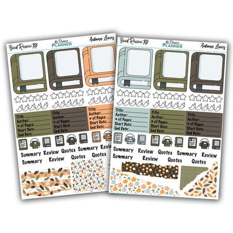 Book Review Kit - Autumn Leaves