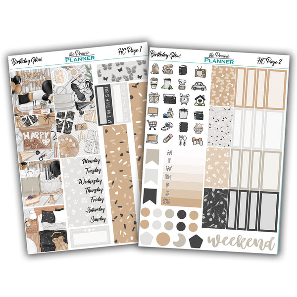 Birthday Glow - Hobonichi Kit
