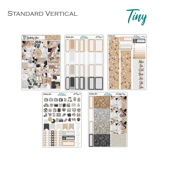 Birthday Glow | Weekly Planner Kit