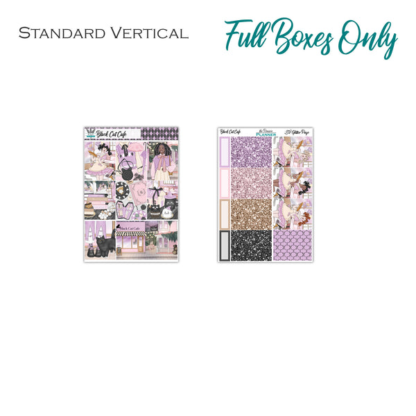 Black Cat Cafe | Weekly Planner Kit