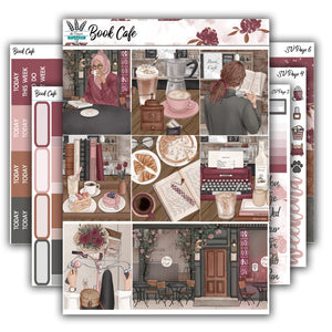 Book Cafe | Weekly Planner Kit