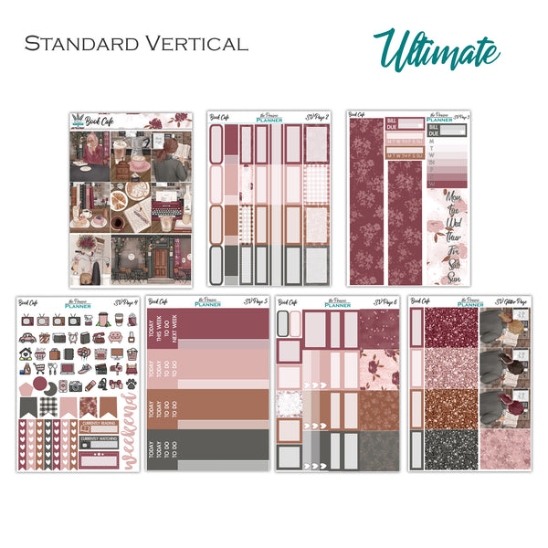 Book Cafe | Weekly Planner Kit