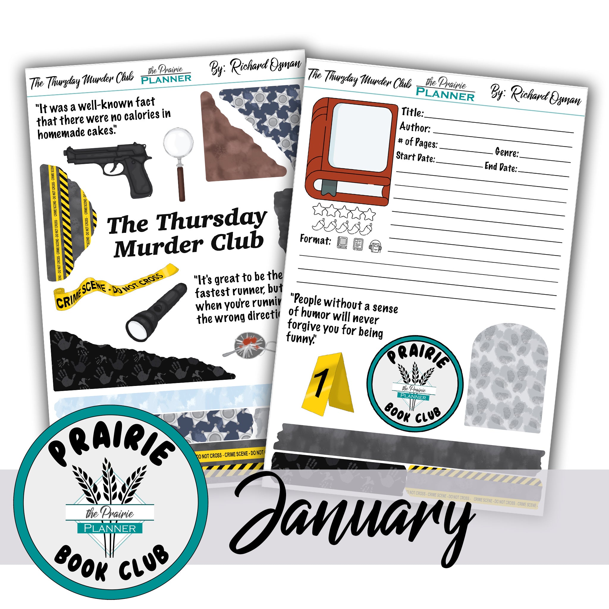January Prairie Book Club - The Thursday Murder Club