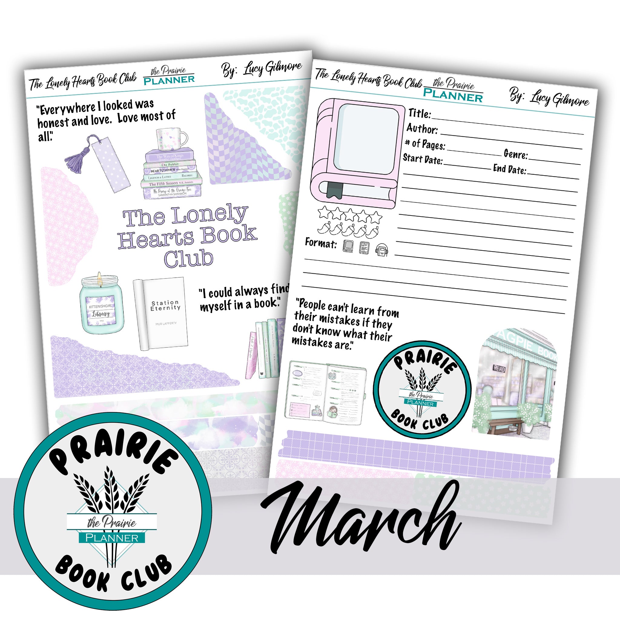 March Prairie Book Club - The Lonely Hearts Book Club