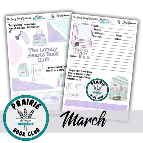 March Prairie Book Club - The Lonely Hearts Book Club