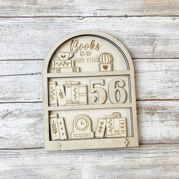 Wooden Books Read This Year Counter