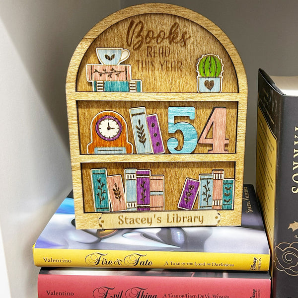 Wooden Books Read This Year Counter