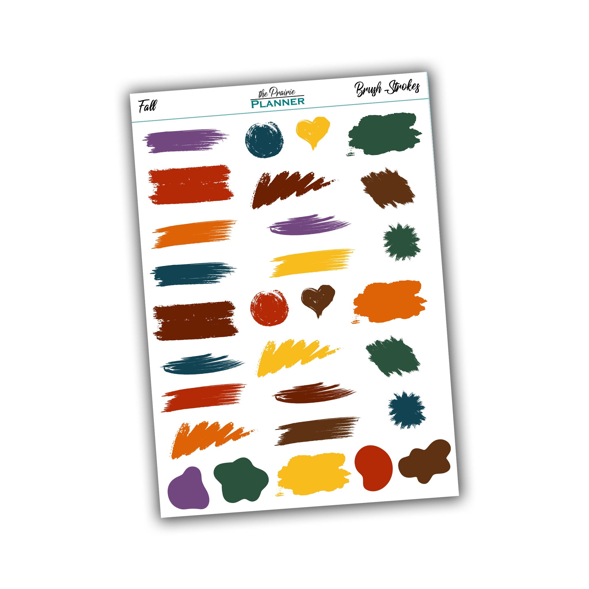 Brush Strokes - Fall Multi-Colour