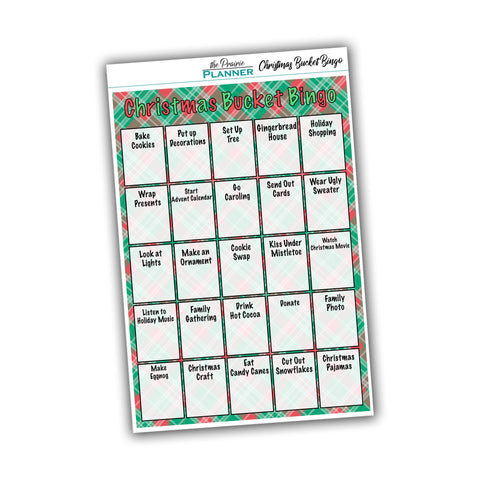 Christmas Bucket Bingo