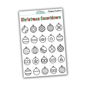 Christmas Countdown (Fill In)