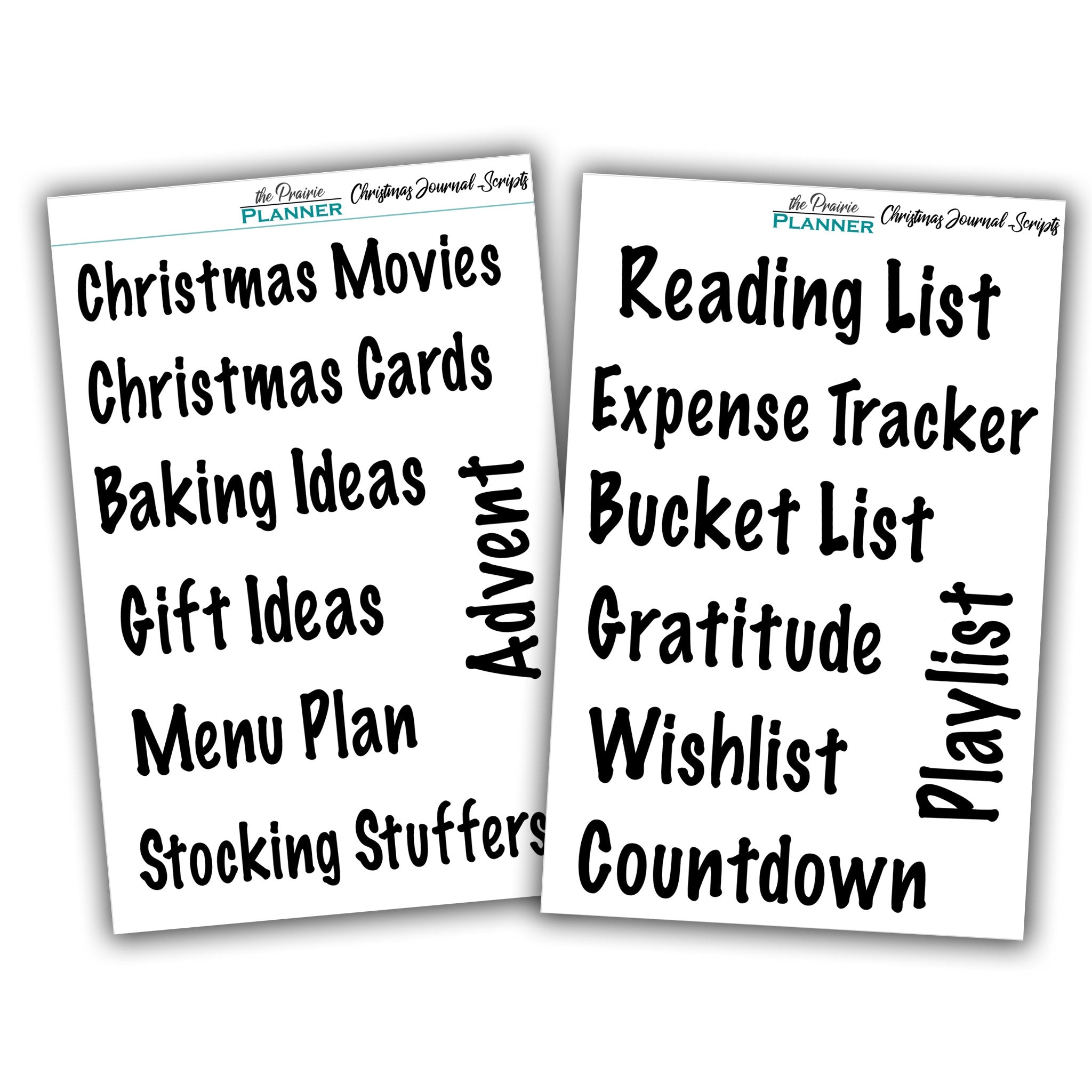 Christmas Journal Scripts