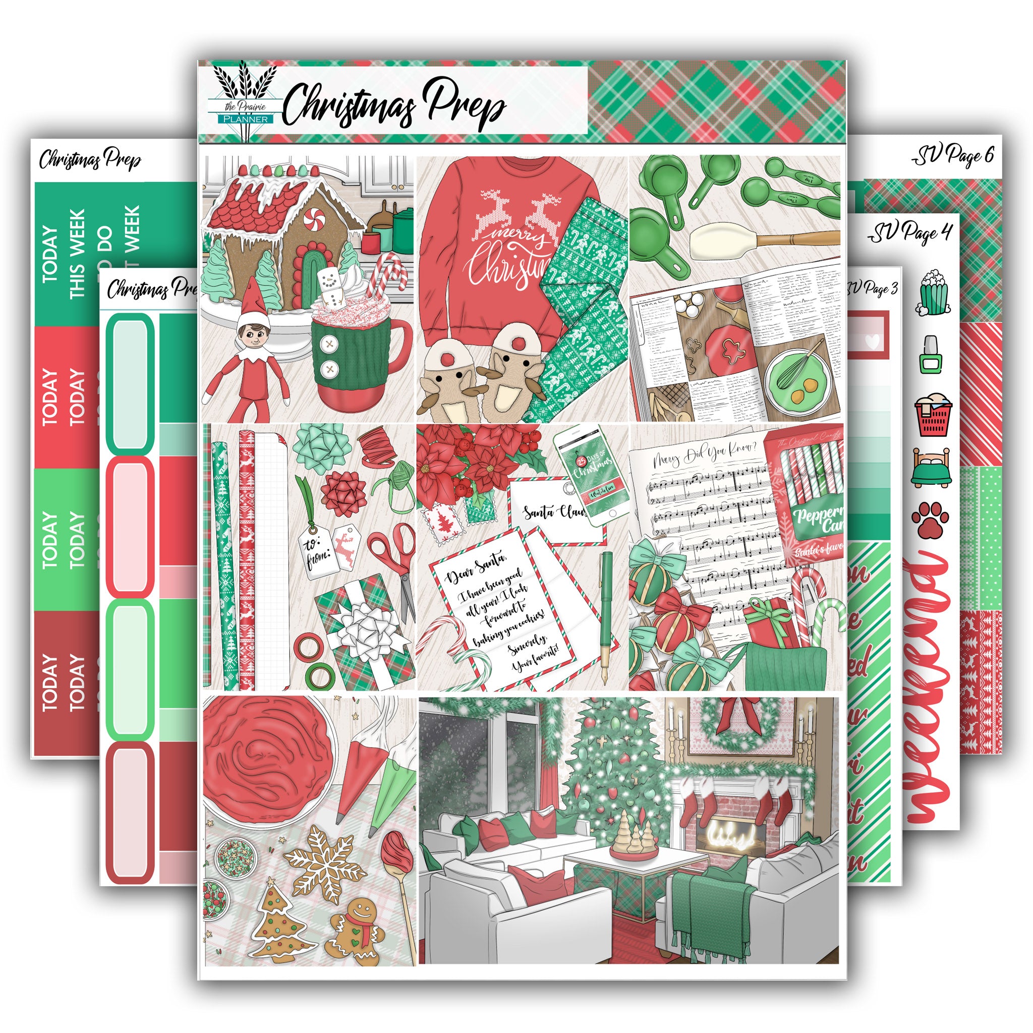 Christmas Prep Traditional | Weekly Planner Kit