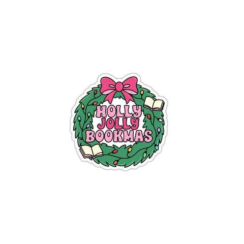 Christmas Wreath Mug Die Cut Sticker