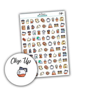 Coffee - Planner Stickers