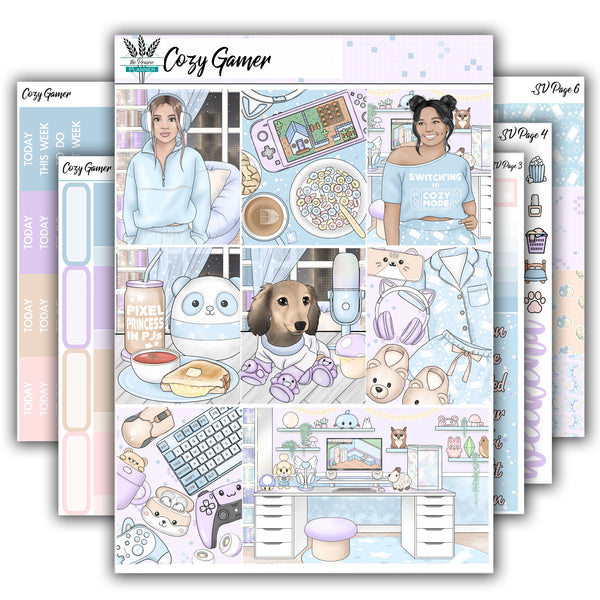 Cozy Gamer | Weekly Planner Kit