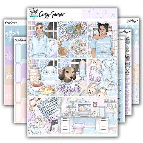 Cozy Gamer | Weekly Planner Kit