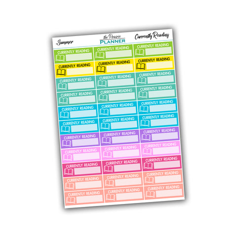 Currently Reading - Summer Multi-Colour