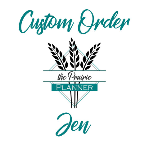 Custom Order for Jen