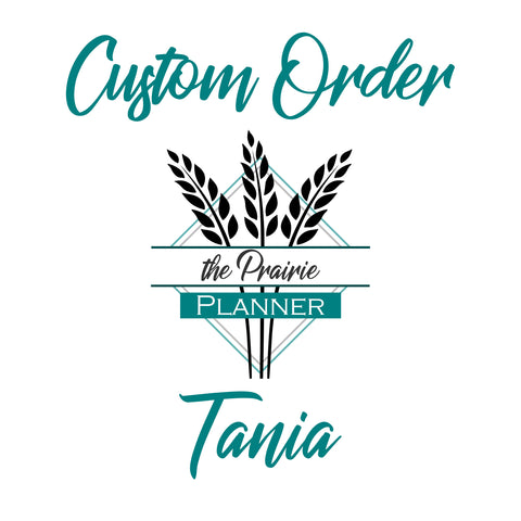 Custom Order for Tania