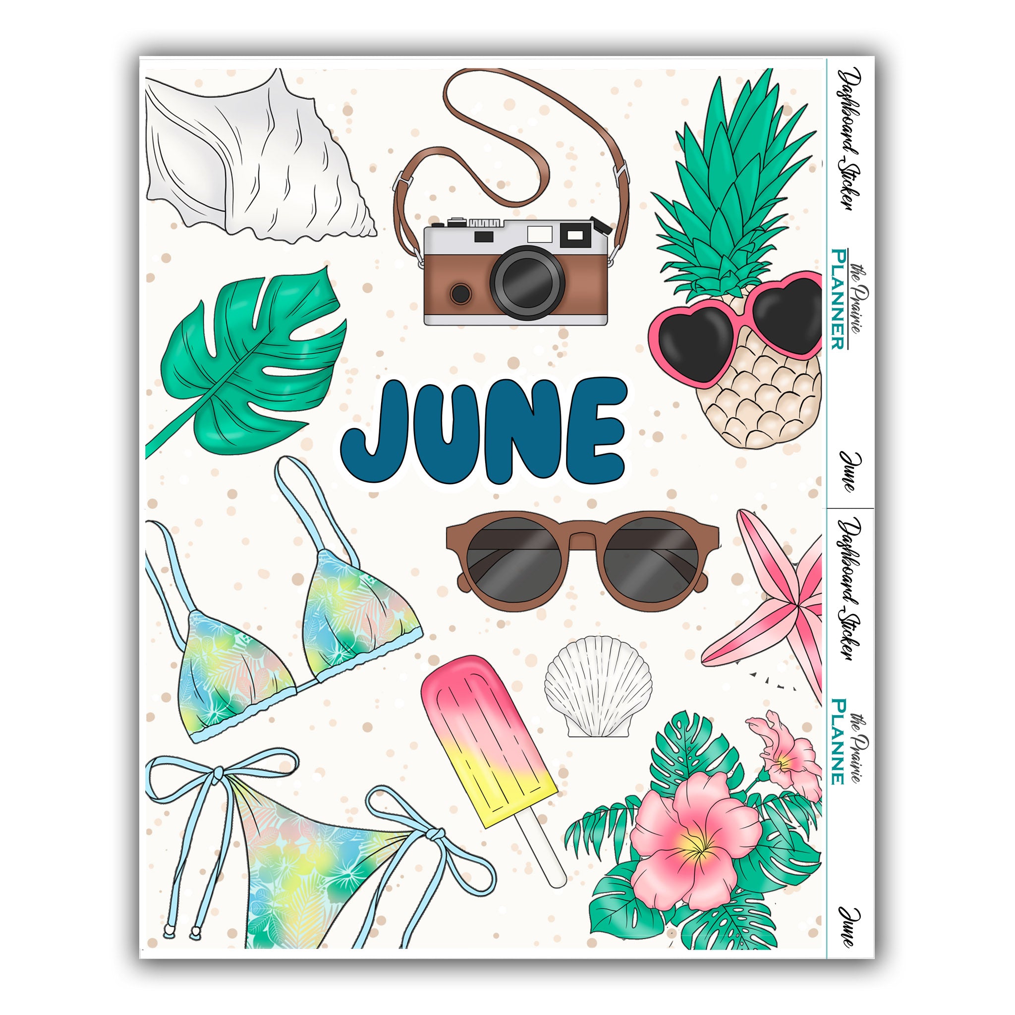 June - Dashboard Sticker – the Prairie Planner