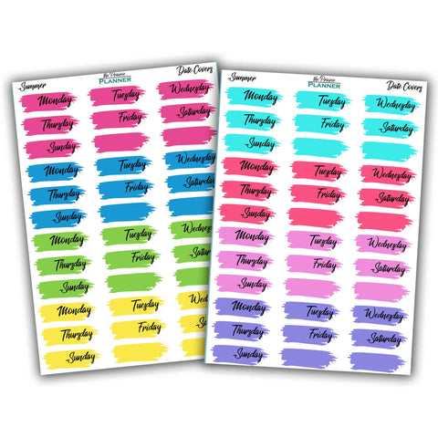 Date Covers 1 - Summer Multi-Colour